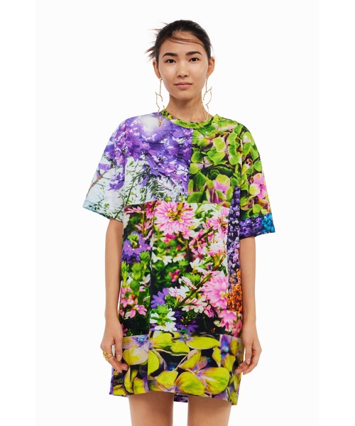 Desigual（デシグアル）の「Desigual x M / mika ninagawa ショートスリーブ ワンピース（ワンピース・レディース・マルチ・S/L/M）」の15枚目の写真