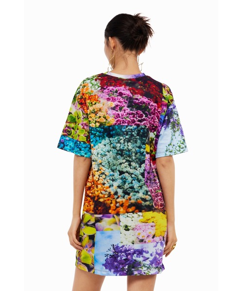 Desigual（デシグアル）の「Desigual x M / mika ninagawa ショートスリーブ ワンピース（ワンピース・レディース・マルチ・S/L/M）」の16枚目の写真