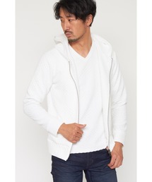 HIGH STREET | HIGH STREET∴ジオメトリックボーダーZipパーカー(パーカー)