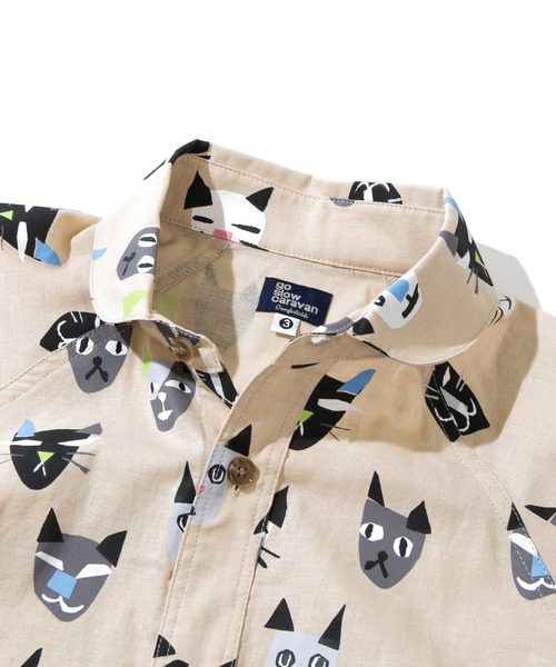 go slow caravan（ゴースローキャラバン）の「ラミーコットン総柄プリントショールカラーシャツ（シャツ/ブラウス・メンズ・その他1/その他4/その他3/その他2・X-LARGE/LARGE/MEDIUM/SMALL）」の6枚目の写真