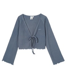 X-girl | SHIRRED CREPE CARDIGAN(カーディガン/ボレロ)