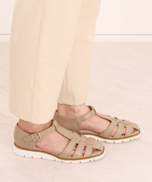 artemis by DIANA（アルテミスバイダイアナ）の「厚底軽量グルカサンダル（サンダル・レディース・クリアブラック/ゴールド/ベージュ/ブラック/ホワイト・XL/S/M/L）」の13枚目の写真