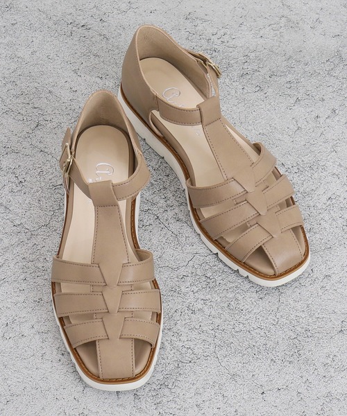 artemis by DIANA（アルテミスバイダイアナ）の「厚底軽量グルカサンダル（サンダル・レディース・クリアブラック/ゴールド/ベージュ/ブラック/ホワイト・XL/S/M/L）」の19枚目の写真