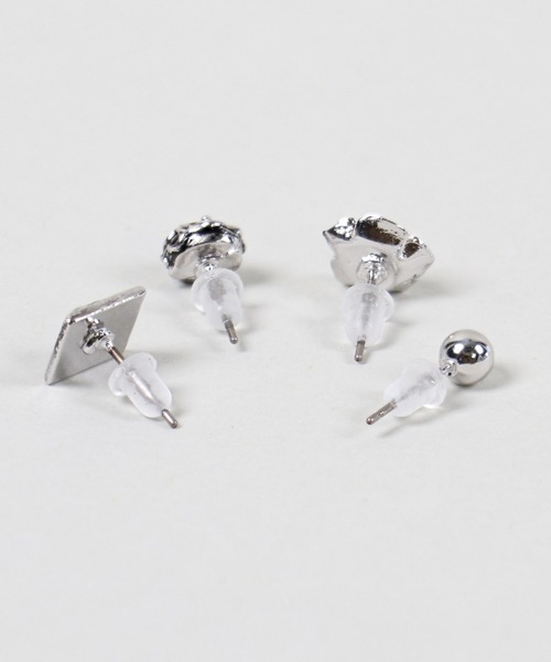 SPINNS（スピンズ）の「モチーフ4セットシルバーピアス（ピアス（両耳用）・レディース・A/B/D/C・ONESIZE）」の6枚目の写真