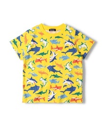 Moujonjon | サメ総柄半袖Ｔシャツ(Tシャツ/カットソー)