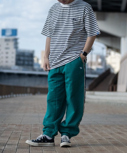 GERRY(ジェリー)の「【ag】〔GERRY/ジェリー〕ヘビーウェイトボーダー ロゴ刺繍 半袖ワイドTシャツ(Tシャツ/カットソー・メンズ・グレー/ブラック/ホワイト・X-LARGE/LARGE/MEDIUM)」の14枚目の写真