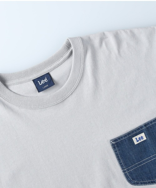 Lee(リー)の「【Lee】デニムポケット Tシャツ(Tシャツ/カットソー・メンズ・グレー・M/L/XL)」の4枚目の写真