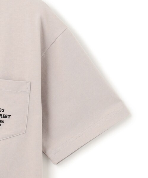 J.PRESS YORK STREET(ジェイプレスヨークストリート)の「【UNISEX】ワンポイント刺繍 ポケットTシャツ(Tシャツ/カットソー・メンズ・ホワイト系/グレー系/ベージュ系/ネイビー系/オレンジ系/スモーキーグリーン系・SMALL/MEDIUM/LARGE)」の9枚目の写真