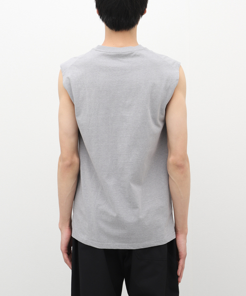 Healthknit（ヘルスニット）の「【Healthknit / ヘルスニット】別注スリーブレス Tシャツ（Tシャツ/カットソー・メンズ・ホワイト/チャコールグレー/ブラック/イエロー・MEDIUM/LARGE）」の17枚目の写真