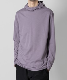ATTACHMENT | コットン ダブルフェイス フーディー ロングスリーブティー / COTTON DOUBLE FACE HOODIE L/S TEE(Tシャツ/カットソー)
