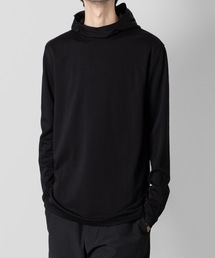 ATTACHMENT | コットン ダブルフェイス フーディー ロングスリーブティー / COTTON DOUBLE FACE HOODIE L/S TEE(Tシャツ/カットソー)