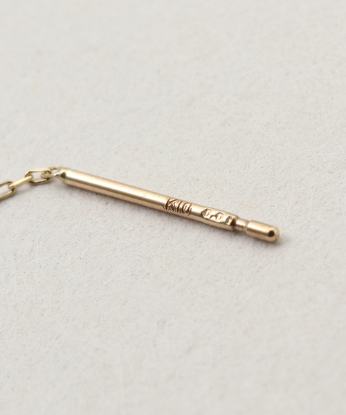 IENA（イエナ）の「【les bonbon/ル ボンボン】diamond long chain pirce sing ピアス(片耳)（ピアス（片耳用）・レディース・ゴールド・FREE）」の5枚目の写真