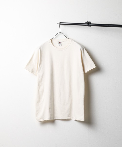FRUIT OF THE LOOM(フルーツオブザルーム)の「『FRUIT OF THE LOOM』フルーツ オブ ザ ルームベーシックTシャツ(Tシャツ/カットソー・レディース・ホワイト/グリーン/ヘザーグレー/ブラック/ナチュラル・X-LARGE/LARGE/MEDIUM)」の5枚目の写真