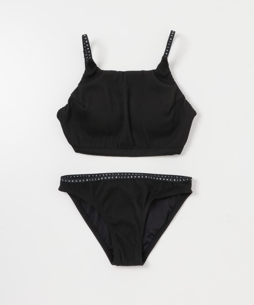 BILLABONG（ビラボン）の「BILLABONG　HIGH NECK LOGO BIKINI（水着・レディース・ピンク/ブラック・MEDIUM）」の10枚目の写真