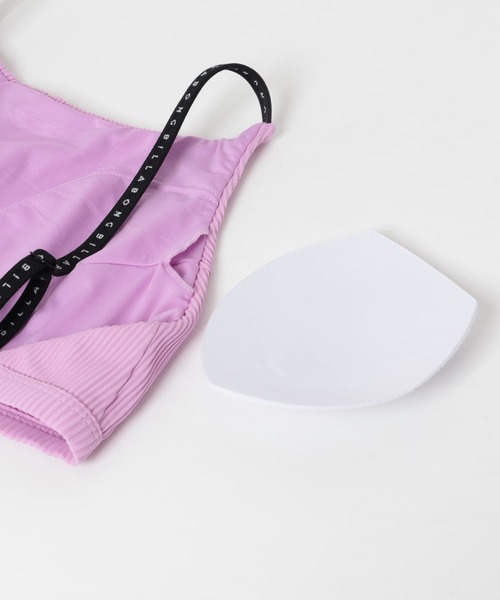 BILLABONG（ビラボン）の「BILLABONG　HIGH NECK LOGO BIKINI（水着・レディース・ピンク/ブラック・MEDIUM）」の9枚目の写真