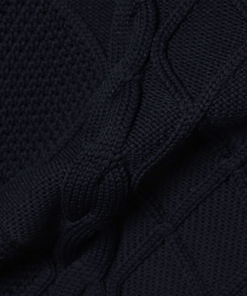 BEAMS（ビームス）の「BEAMS / 5ゲージ フィッシャーマン ニットベスト（ベスト・メンズ・ナチュラル/ネイビー・SMALL/MEDIUM/LARGE/X-LARGE）」の21枚目の写真