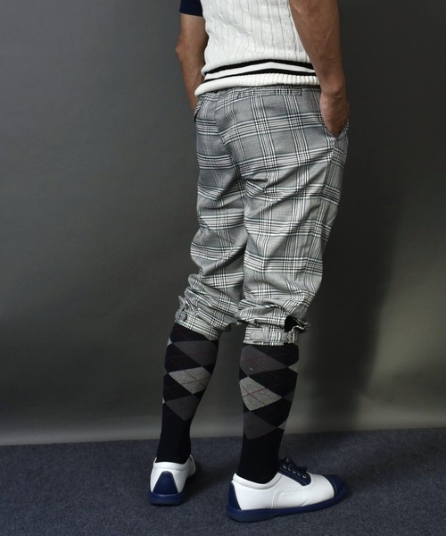 ストレッチ ニッカボッカーズゴルフウェア グレンチェック ゴルフパンツ（その他パンツ）｜COMON GOLF（コモンゴルフ）