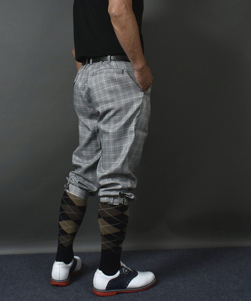 ストレッチ ニッカボッカーズゴルフウェア グレンチェック ゴルフパンツ（その他パンツ）｜COMON GOLF（コモンゴルフ）