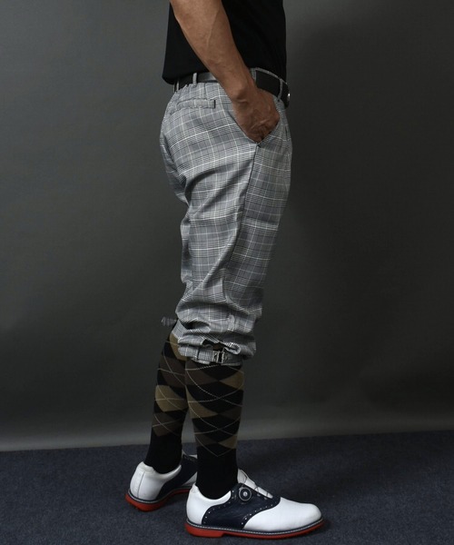 ストレッチ ニッカボッカーズゴルフウェア グレンチェック ゴルフパンツ（その他パンツ）｜COMON GOLF（コモンゴルフ）