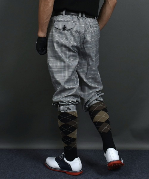 ストレッチ ニッカボッカーズゴルフウェア グレンチェック ゴルフパンツ（その他パンツ）｜COMON GOLF（コモンゴルフ）