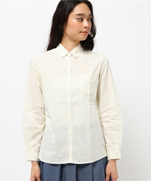 OUTLET（アウトレット）の「【CIAOPANIC TYPY】ウィンドペンカシュクールシャツ（シャツ/ブラウス・レディース・イエロー・MEDIUM）」の2枚目の写真