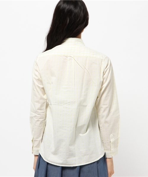 OUTLET（アウトレット）の「【CIAOPANIC TYPY】ウィンドペンカシュクールシャツ（シャツ/ブラウス・レディース・イエロー・MEDIUM）」の4枚目の写真