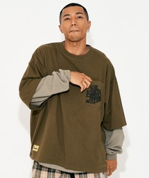 EXAMPLE | EXAMPLE MADE IN PEACE BIG SILHOUETTE POCKET S/S TEE(Tシャツ/カットソー)
