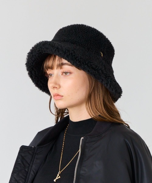 Chapeau d' O（シャポードオー）の「Chapeau d' O Color Boa Bucket