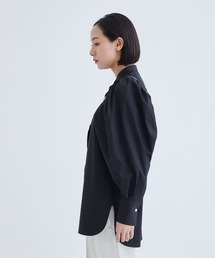 CINOH（チノ）の「【CINOH/チノ】SUPIMA C/PE/PU PUFF SHOULDER SHIRT