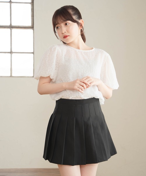 Cham.（チャム）の「ボリューム袖フラワートップス（シャツ/ブラウス・レディース・オフホワイト・F）」の7枚目の写真