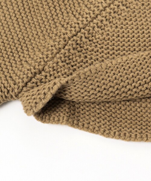 B:MING by BEAMS（ビーミングバイビームス）の「B:MING by BEAMS / バイカラー ニットケープ（ストール/ショール・キッズ・アイボリー/ブラウン・FREE）」の18枚目の写真