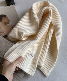 マフラー（ホワイト/白色系・ウール・ニット）ファッション通販 - ZOZOTOWN