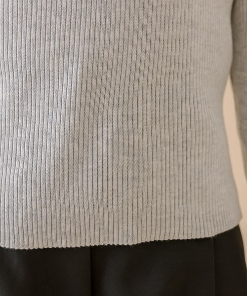 mline（エムライン）の「[mline]2WAYデザインニット（ニット/セーター・レディース・チャコールグレー/ブルー/アイボリー/ブラック・FREE）」の22枚目の写真