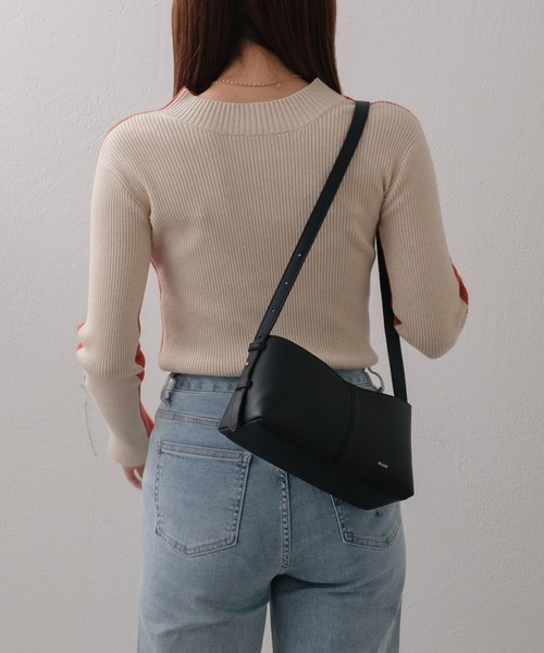 Pal collection（パルコレクション）の「前後2wayバイカラーリブニット（ニット/セーター・レディース・グリーン/レッド/ブラック・FREE）」の6枚目の写真