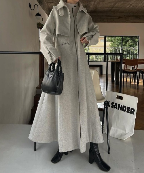 WILLFULLY（ウィルフリー）の「wave conversion gilet layered flare