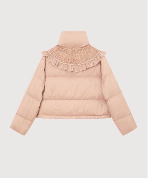 Big Frill Collar Puff Down Coat.ビッグフリルカラーパフダウンコート