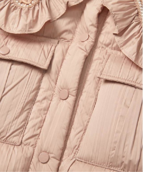 Big Frill Collar Puff Down Coat.ビッグフリルカラーパフダウンコート