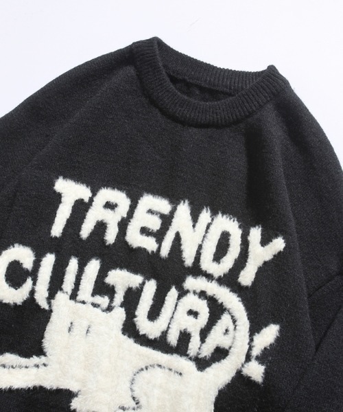 aimoha（アイモハ）の「aimoha outdoor ファー刺繍セーター（ニット/セーター・レディース・レッド/ブラック/ブルー・LARGE/MEDIUM/X-LARGE）」の19枚目の写真