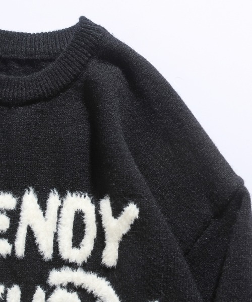 aimoha（アイモハ）の「aimoha outdoor ファー刺繍セーター（ニット/セーター・レディース・レッド/ブラック/ブルー・LARGE/MEDIUM/X-LARGE）」の21枚目の写真