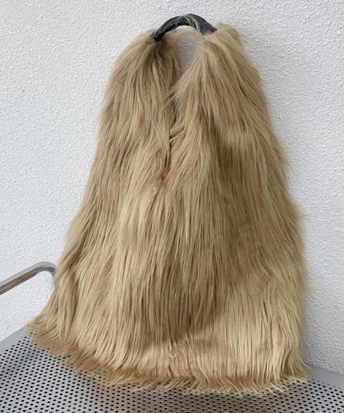 deux amour（ドゥーザムール）の「ファートートバッグ（ショルダーバッグ・レディース・ブラック/ブルー/ピンク/ベージュ・FREE）」の3枚目の写真