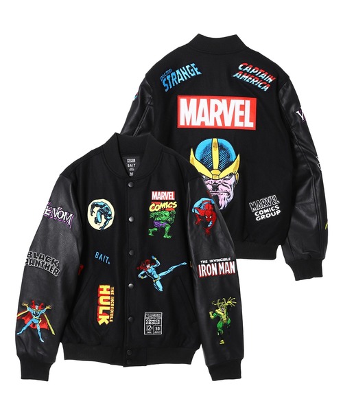 BAIT（ベイト）の「BAIT × MARVEL VARSITY JACKET 237-MRV-JKT-001 