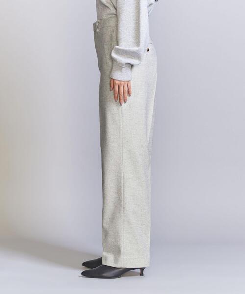 BEAUTY&YOUTH UNITED ARROWS(ビューティーアンドユースユナイテッドアローズ)の「ウールブレンドネップ ストレート パンツ(その他パンツ・レディース・ライトグレー/ブラック・L/M/S)」の12枚目の写真