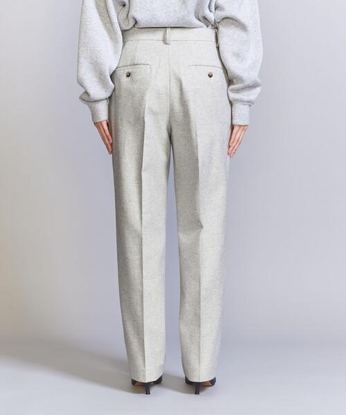 BEAUTY&YOUTH UNITED ARROWS(ビューティーアンドユースユナイテッドアローズ)の「ウールブレンドネップ ストレート パンツ(その他パンツ・レディース・ライトグレー/ブラック・L/M/S)」の13枚目の写真