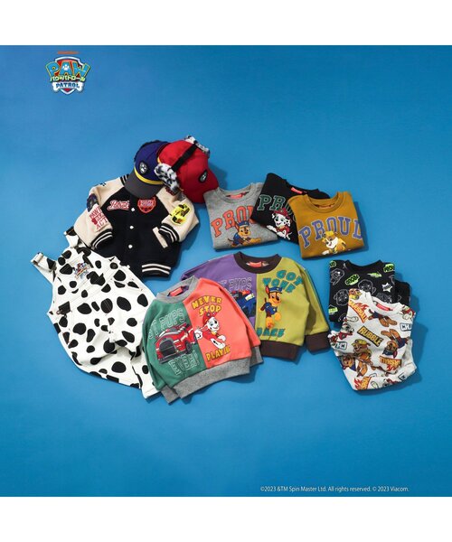 BREEZE(ブリーズ)の「パウ・パトロール 総柄サロペット(サロペット/オーバーオール・キッズ・アイボリー・110/130/90)」の5枚目の写真
