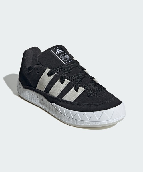 adidas（アディダス）の「adidas/アディダス ADIMATIC アディマティック スニーカー ローテク（スニーカー・メンズ・グレー/ブラック/ブラック系その他・27/26.5/27.5/26/28/30）」の2枚目の写真