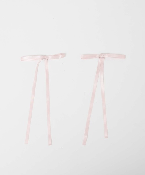 WEGO(ウィゴー)の「WEGO/【2点セット】ロングリボンヘアクリップ(バレッタ/ヘアクリップ・レディース・ブラック/ホワイト/ライトピンク/オフホワイト/ブラック系その他/ベージュ/ライトグレー・FREE)」の20枚目の写真