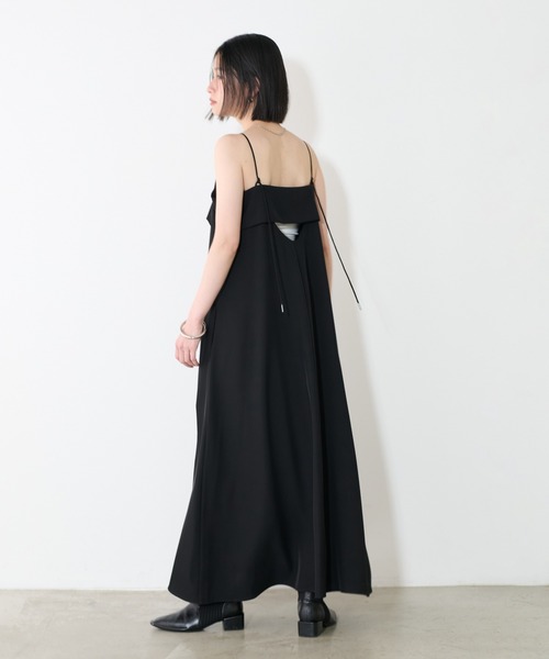 LARUTA(ラルータ)の「【LARUTA】ビスチェ風キャミワンピース(ワンピース・レディース・チャコールグレー/イエロー/ブラック/ライトベージュ・LARGE/MEDIUM)」の19枚目の写真