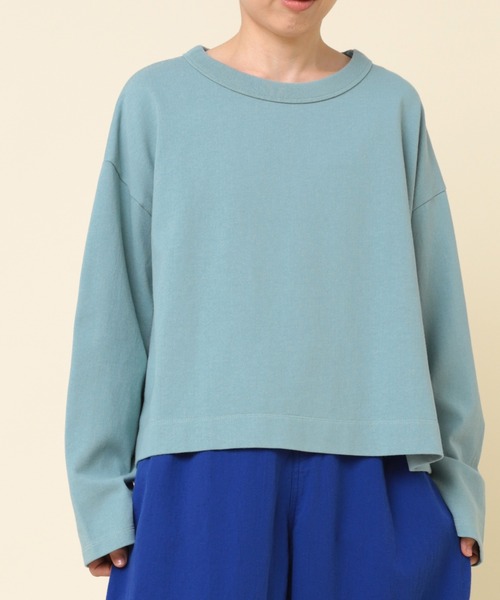 RNA-N(アールエヌエーエヌ)の「M2181 ヴィンテージコットンプルオーバー(スウェット・レディース・ブラック/イエロー/ブルーグリーン・MEDIUM)」の2枚目の写真