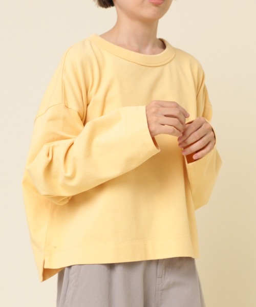 RNA-N(アールエヌエーエヌ)の「M2181 ヴィンテージコットンプルオーバー(スウェット・レディース・ブラック/イエロー/ブルーグリーン・MEDIUM)」の3枚目の写真