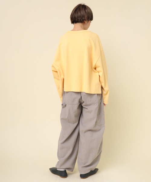 RNA-N(アールエヌエーエヌ)の「M2181 ヴィンテージコットンプルオーバー(スウェット・レディース・ブラック/イエロー/ブルーグリーン・MEDIUM)」の16枚目の写真